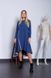 Сукня жіноча синя асиметрична дизайнерська міді Modna KAZKA MKPR140623-2 MKPR140623-2 фото 1