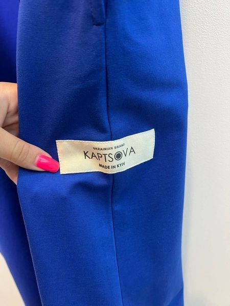 Жіноча трикотажна сукня міді з накидкою-кімоно KAPTSOVA MKKS160728 MKKS160728 фото