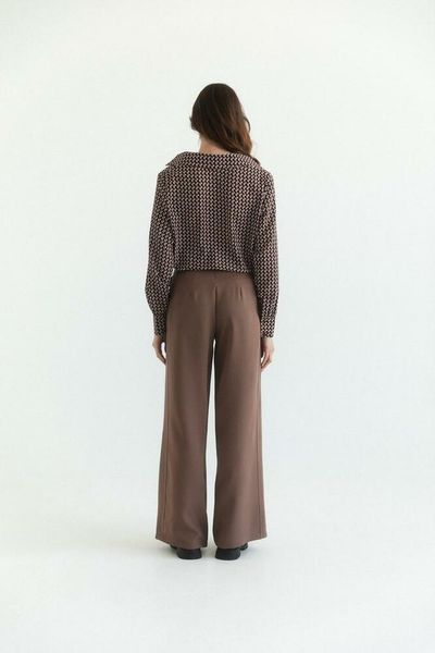 Женские свободные брюки мокко Modna KAZKA MKAZ6508-2 MKAZ6508-2 фото