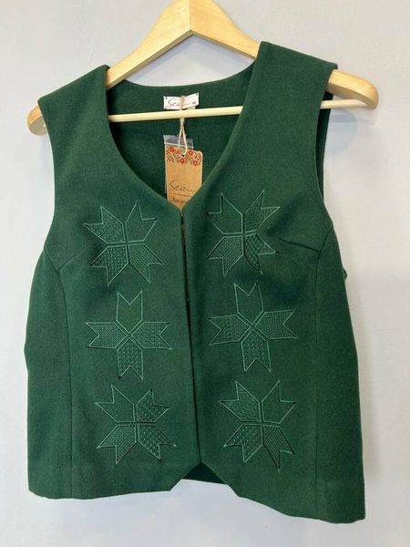 Женский короткий жилет с этнической вышивкой SEAM MKSMV143/803 MKSMV143/803 фото