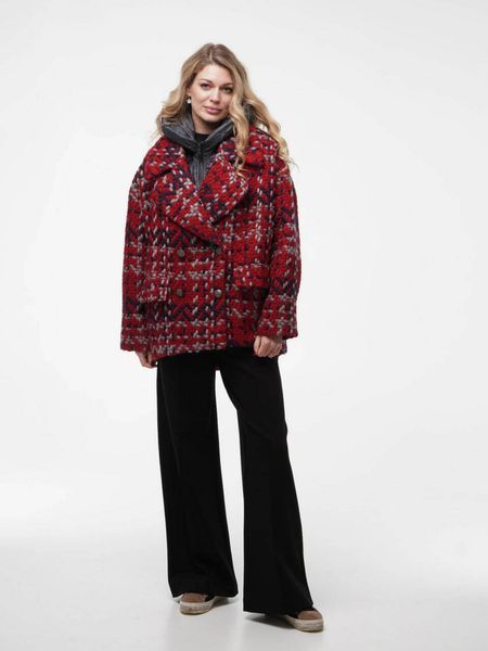 Женское демисезонное полупальто oversize со съемным жилетом ALBERTO BINI MKALB201-90 MKALB201-90 фото