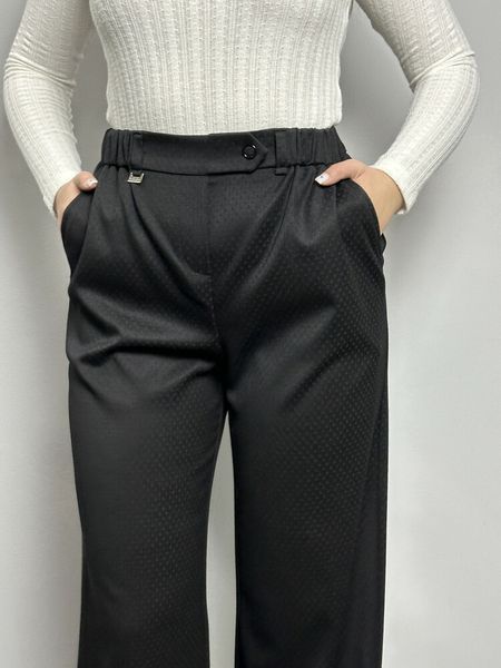 Женские брюки чёрные прямые Modna KAZKA MKJL113500 MKJL113500 фото
