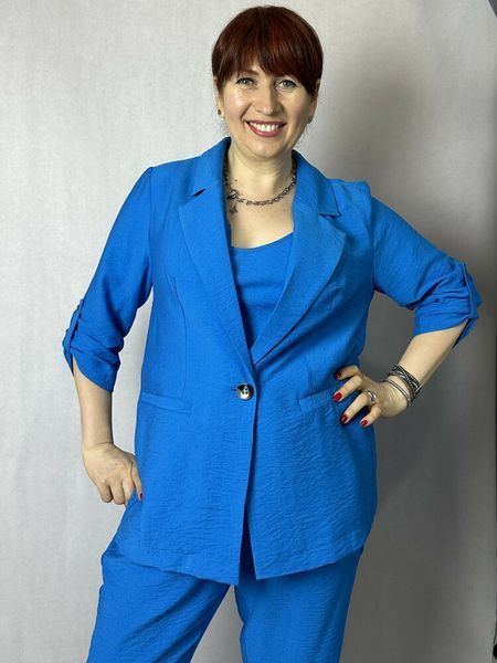 Майка женская бирюзовая на широких бретелях Modna KAZKA MKSH2506-32 MKSH2506-32 фото