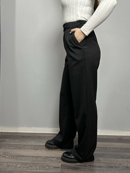 Женские брюки чёрные прямые Modna KAZKA MKJL113500 MKJL113500 фото