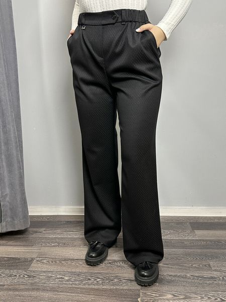 Женские брюки чёрные прямые Modna KAZKA MKJL113500 MKJL113500 фото