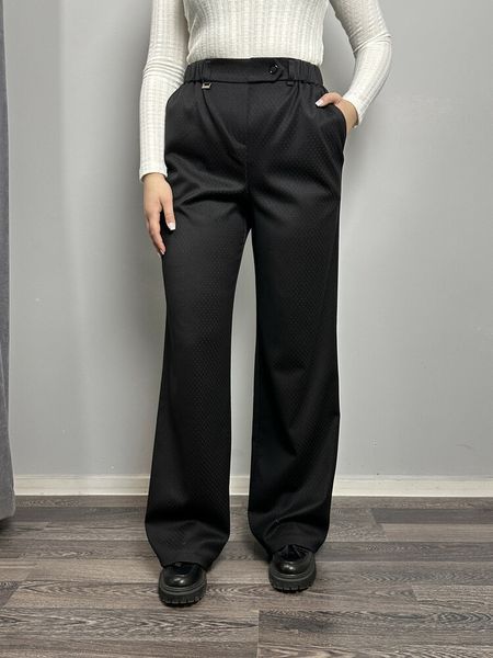 Женские брюки чёрные прямые Modna KAZKA MKJL113500 MKJL113500 фото