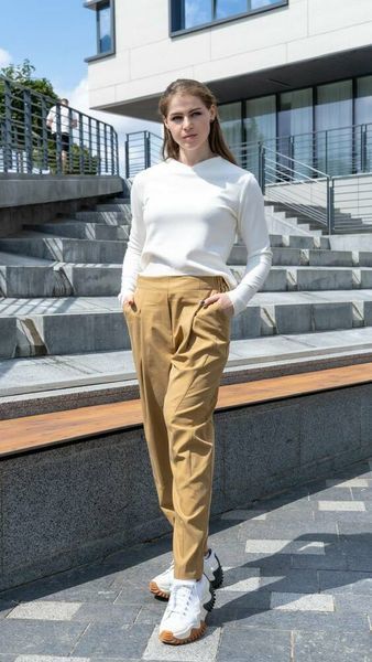 Женские брюки Mom с выточками на талии NORA KVITTIN MKNK3032 MKNK3032 фото