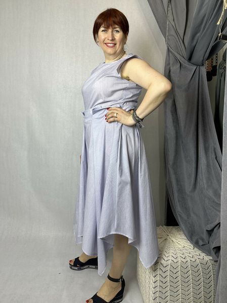 Сукня жіноча бавовняна в смужку міді Modna KAZKA MKSH2336-75 MKSH2336-75 фото