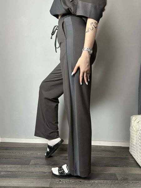 Спортивні штани-палаццо жіночі сірі Style Modna KAZKA MKSH2435-3 MKSH2435-3 фото