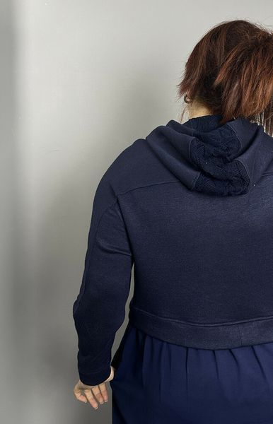 Сукня жіноча міді синя "Даша" Modna KAZKA MKPR2118-4 MKPR2118-4 фото