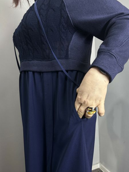 Сукня жіноча міді синя "Даша" Modna KAZKA MKPR2118-4 MKPR2118-4 фото