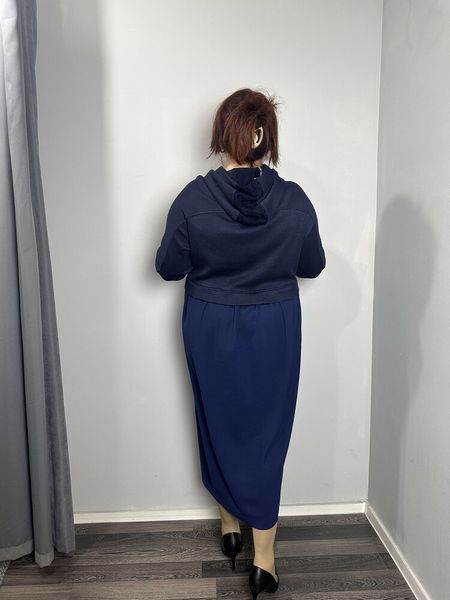 Сукня жіноча міді синя "Даша" Modna KAZKA MKPR2118-4 MKPR2118-4 фото