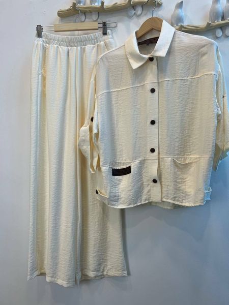 Женский костюм с рубашкой и широкими брюками палаццо NIKOLO POLINI MKNP3852/3851 MKNP3852/3851 фото