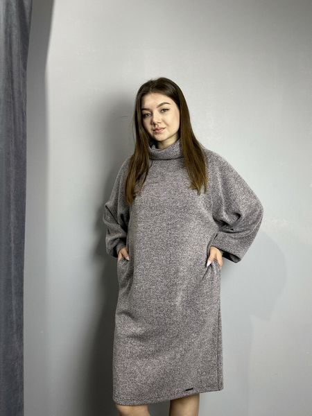 Женское трикотажное платье на каждый день цвета фреза Modna KAZKA MKJL61177-1 MKJL61177-1 фото