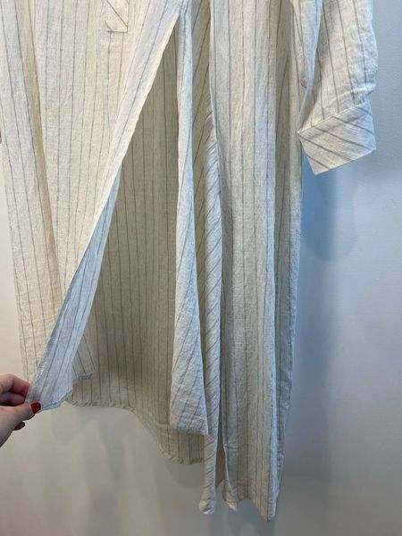 Жіноча сукня сорочка асиметрична в смужку з поясом Катрін PARI MKPR305079 MKPR305079 фото