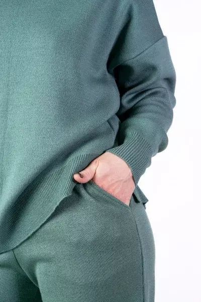 Женские вязаные трикотажные брюки прямого кроя NITA MKLN843 MKLN843 фото