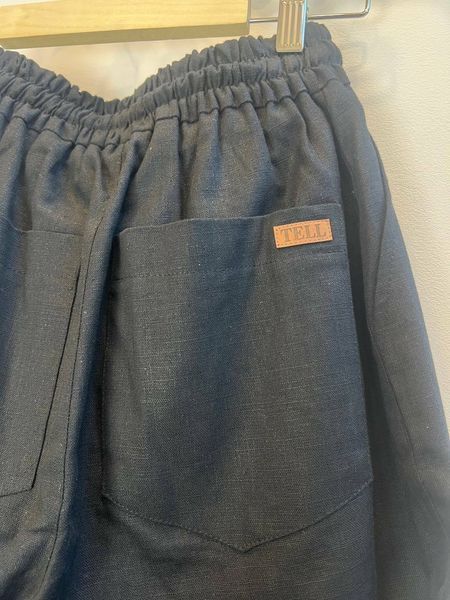 Женские льняные брюки зауженные на резинке TELL MKTL3801/1 MKTL3801/1 фото