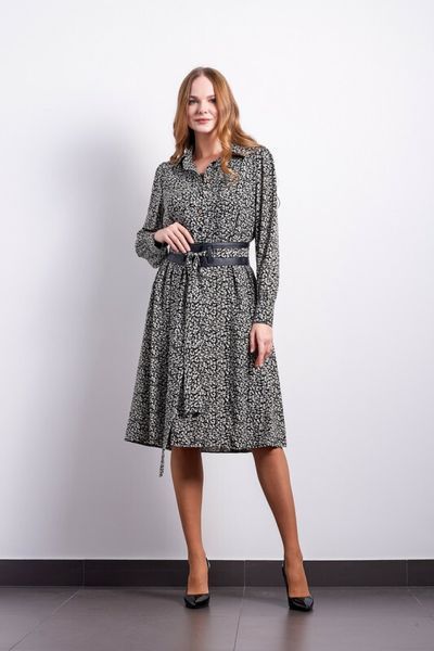 Дизайнерськое женское платье в цветочный принт Эмилия Modna KAZKA MKPR6001-1 MKPR6001-1 фото