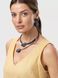 Женская подвеска колье чокер из каучука и ювелирной смолы Deep Blue INDIRA MKIN02052 MKIN02052 фото 2