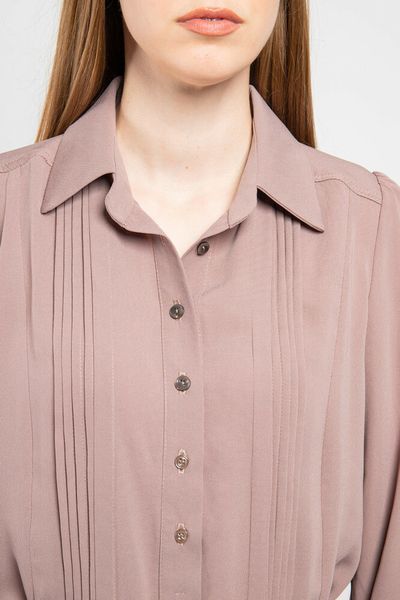 Платье женское миди бежевое "Мия" Modna KAZKA MKPR2111-1 MKPR2111-1 фото