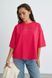 Жіноча футболка оверсайз з вишивкою "Щастя і доля" Rica Mare MKRM4262 MKRM4262 фото 1