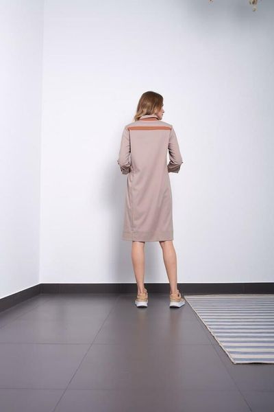 Сукня бежева жіноча дизайнерська "Глорія" Modna KAZKA MKPR783-3 MKPR783-3 фото