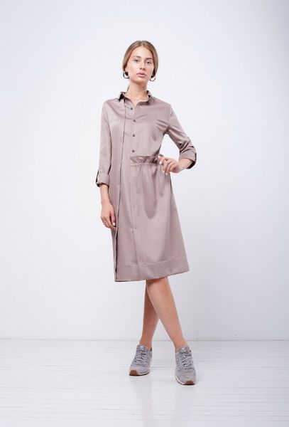 Сукня бежева жіноча дизайнерська "Глорія" Modna KAZKA MKPR783-3 MKPR783-3 фото